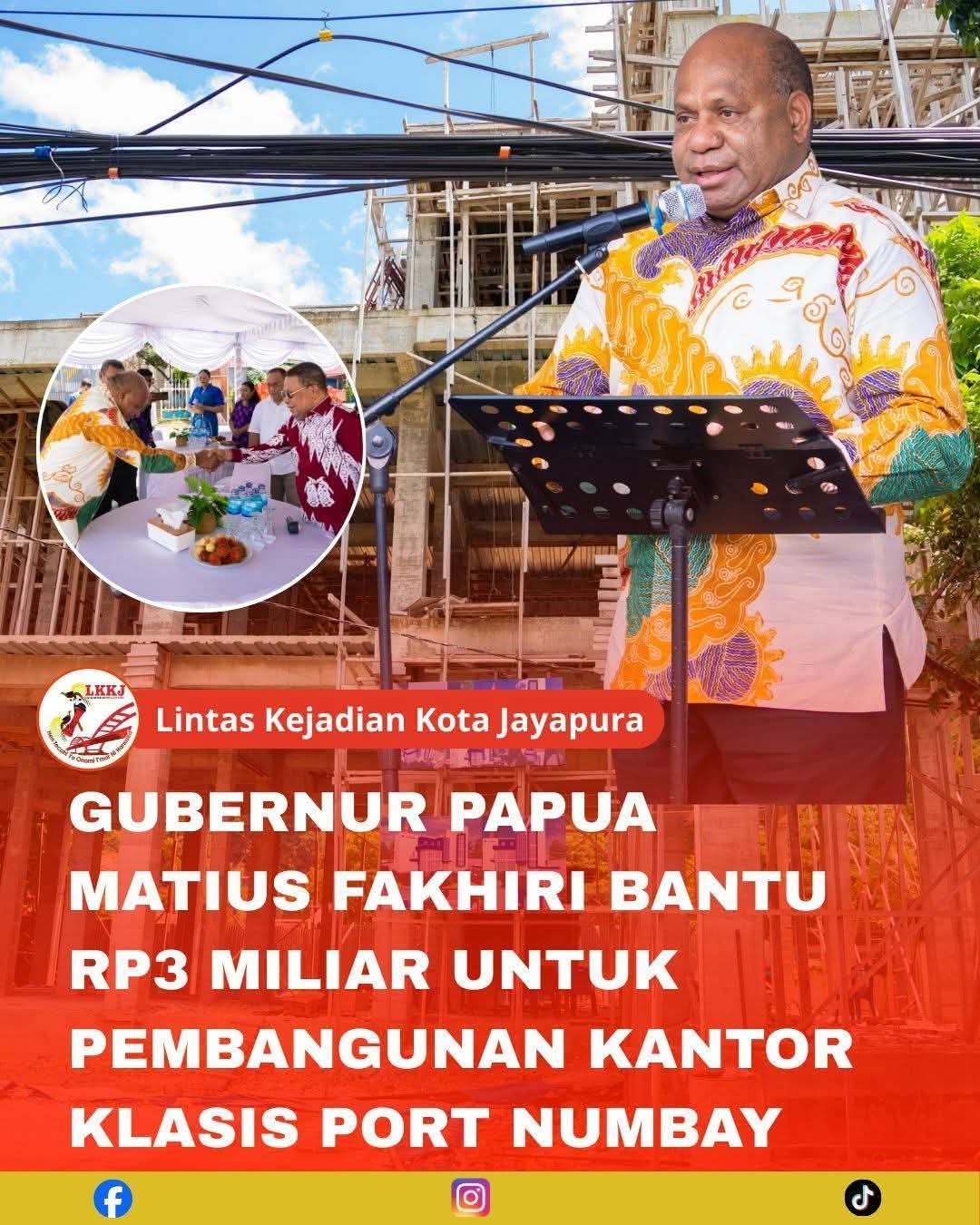 Ketua umum Gercin Indonesia Hendrik Yance Udam Apresiasi Bantuan Gubernur Papua 3 Milyrad ke Klasis Port Numbay
