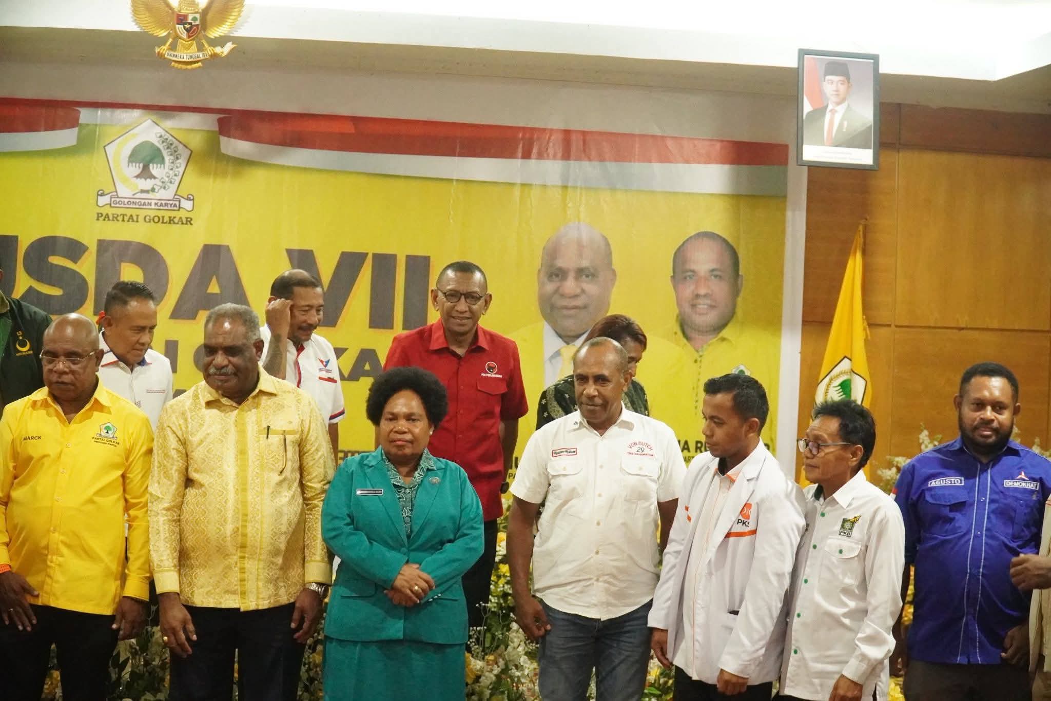 Musda VII Partai Golkar Kota Jayapura, Abisai Rollo Tekankan Soliditas dan Politik Bermartabat