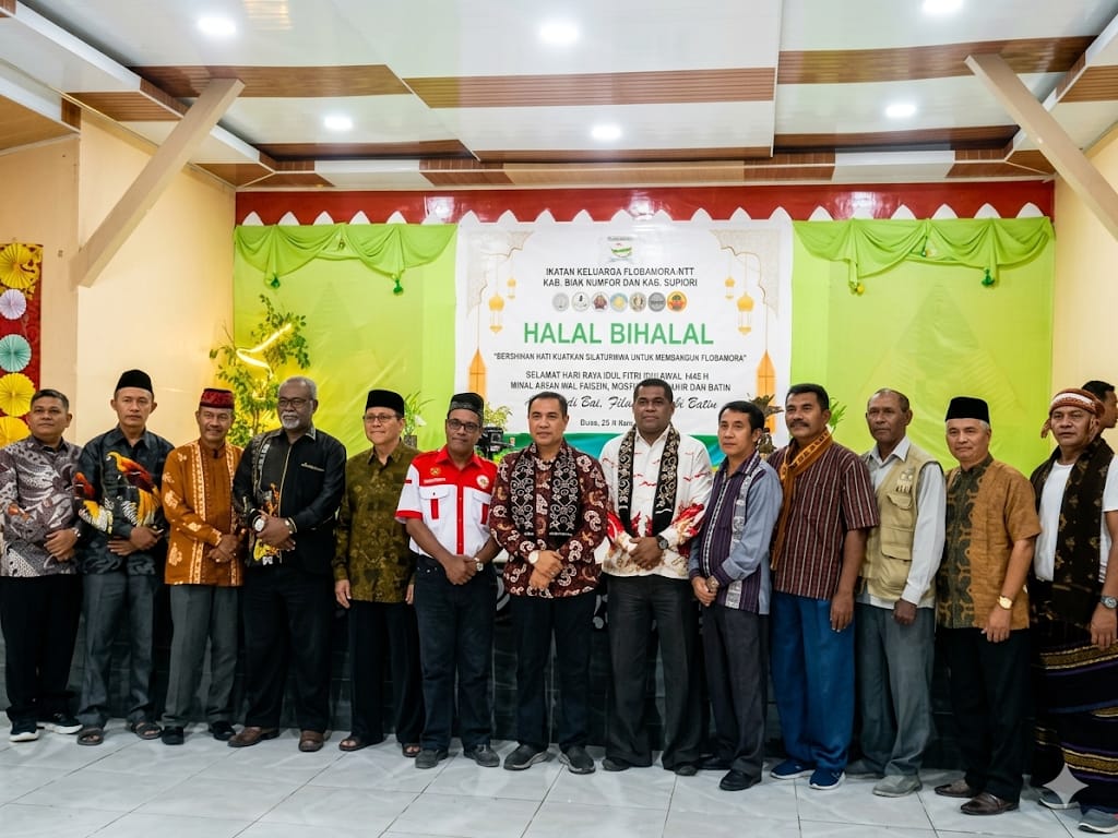 Halal Bihalal Flobamora-NTT Jadi Ajang Silaturahmi, GERCIN Tegaskan Komitmen Persatuan di Papua